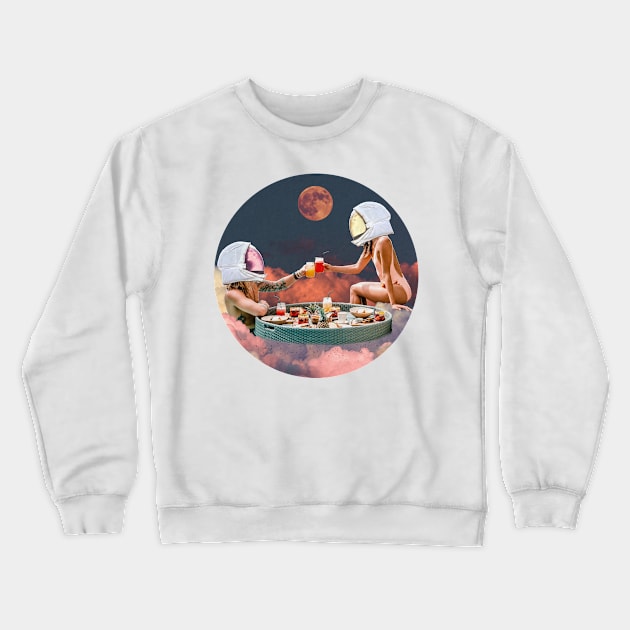 Cloud Breakfast Crewneck Sweatshirt by Ilustrahim